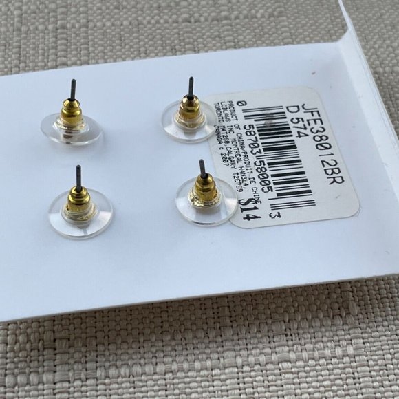 Joe Fresh Women Earrings Stud Ear Jewelry Set of 2 Earrings New - Picture 9 of 9